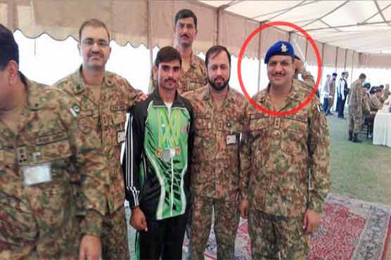 Army's Lt Col martyred after falling in the ditch