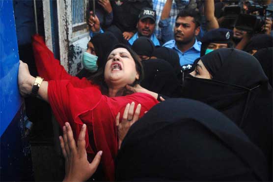 Women supporters of PTI held in Bani Gala