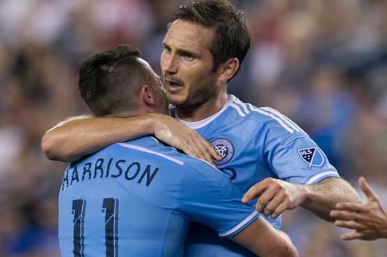 Lampard at the double sends City top