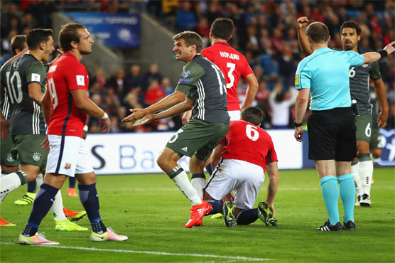 Football: Mueller, Kimmich fire Germany past Norway