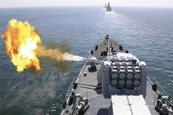 China and Russia launch South China Sea naval wargames