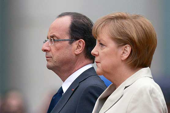 Merkel, Hollande vow to work for 'success' of Europe