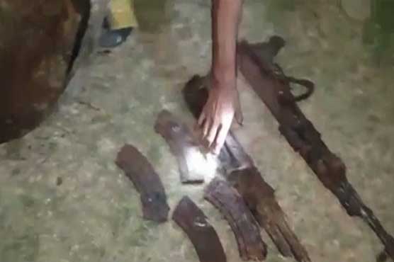 Rangers recover heavy weapons near MQM offices in Karachi