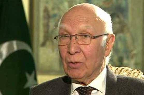 Uri attack: Sartaj Aziz terms Indian allegations 'vitriolic' and 'unsubstantiated'