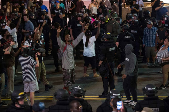 Unrest flares anew in US city after police shooting
