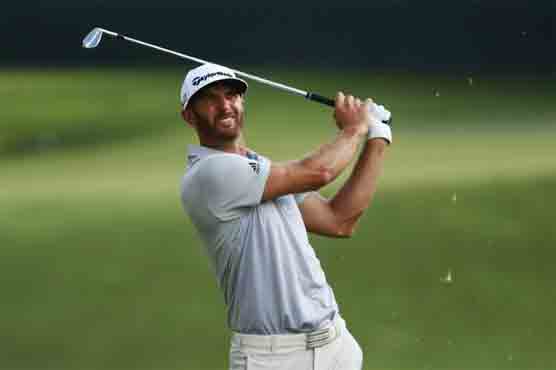 Golf: Late birdie lifts Johnson to share of Tour Championship lead