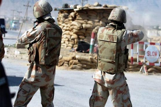 One terrorist killed as FC foils bid to explode railway track in Dera Murad Jamali