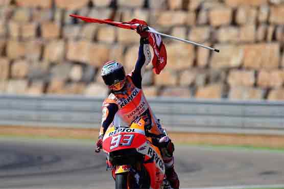 Motorcycling: Marquez extends lead with Aragon GP win