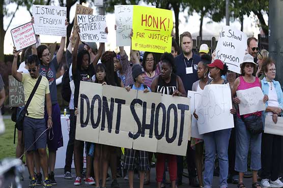 Protests after unarmed black man shot dead by US police