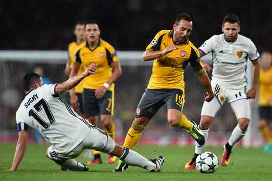 Football: Walcott at the double as rampant Arsenal down Basel