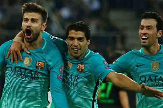 Football: Messi-less Barca fight back to down Gladbach
