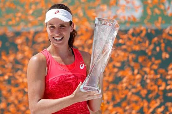 Tennis: Konta beats Wozniacki for Miami WTA title