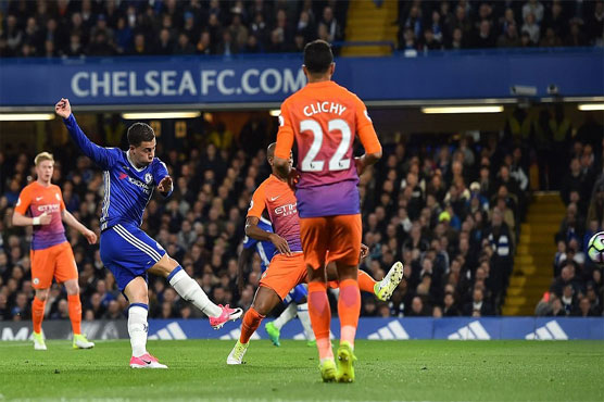 Football: Hazard tames Man City as Chelsea tighten grip