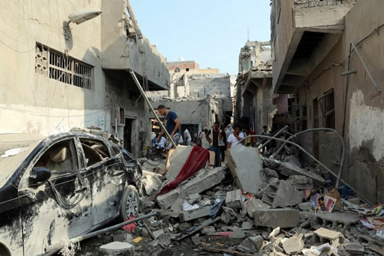 Coastal air strikes kill 13 Yemen rebels