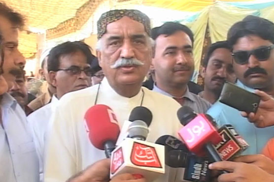 MQM sets factories on fire for extortion: Khursheed Shah