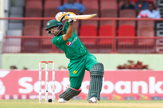 Babar Azam century leads Pakistan to 282