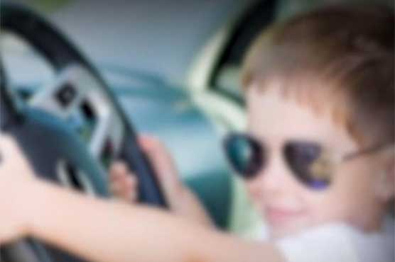 US boy, 8, on joy ride for a cheeseburger