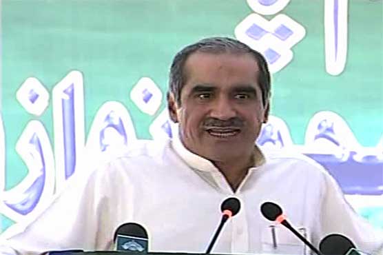Saad Rafique lambasts PPP leadership at public meeting 