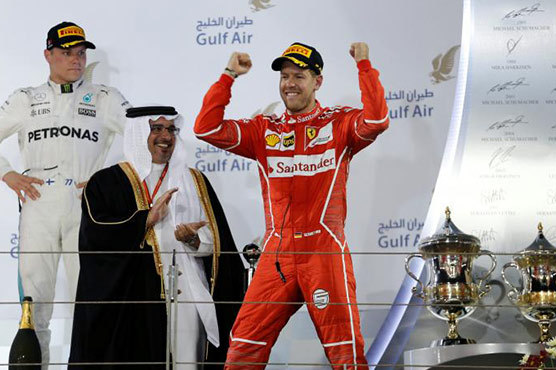 Vettel wins Bahrain Grand Prix ahead of Hamilton