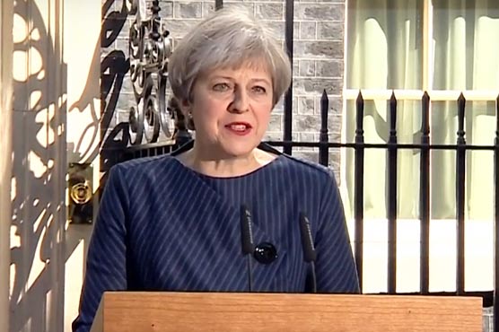 British PM May calls for early election in UK on June 8