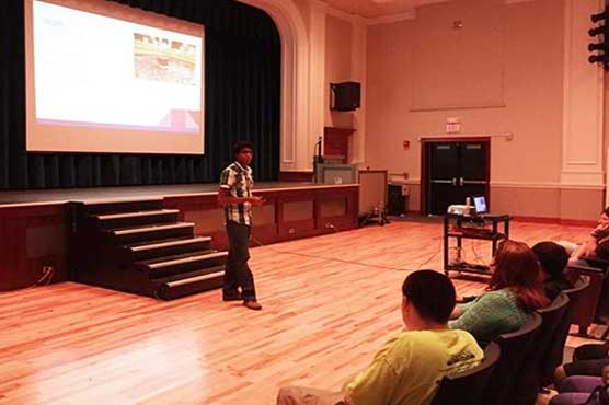 Education is key to eradicate terrorism, APS attack survivor addresses NY students