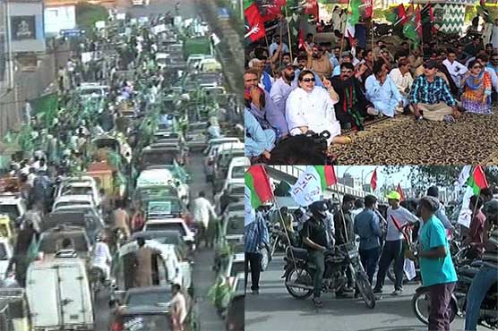 Image result for PPP, MQM Pakistan, PML-N hold rallies in Karachi