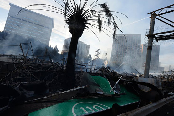 US man imprisoned for starting huge LA blaze over police killings
