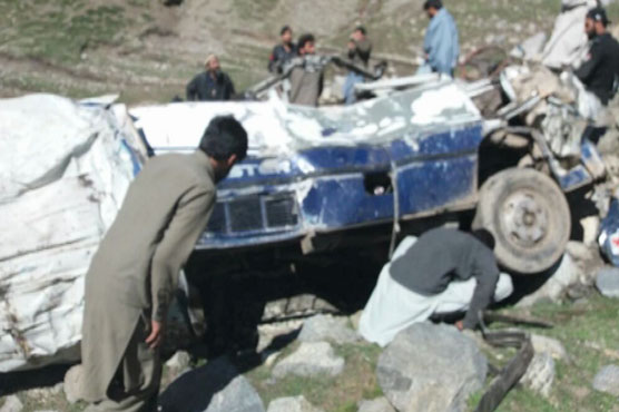 Eleven killed as passenger van plunges into ravine in Dir Bala