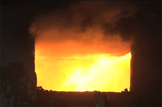 Lahore: Blaze gutted cardboard godown