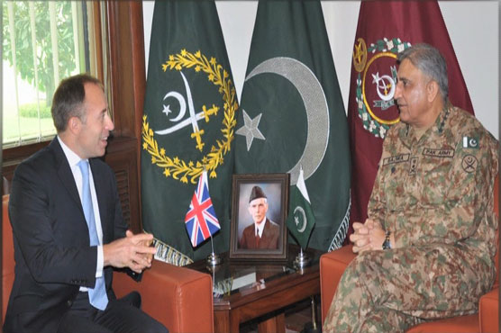 Army Chief meets British High Commissioner in GHQ