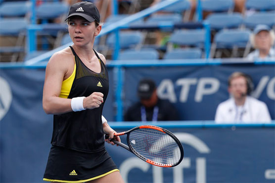 Tennis: 'Bit dead' Halep fights through heat, Petkovic bounces Bouchard