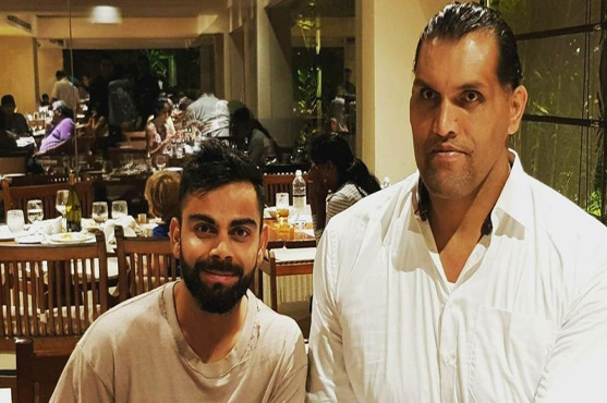 Jab Kohli met Khali 