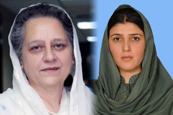 Disgruntled PTI MNA Mussarat Ahmedzeb supports Ayesha Gulalai