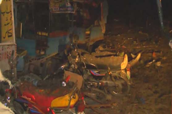 24 wounded in blast on Lahore's Outfall Road