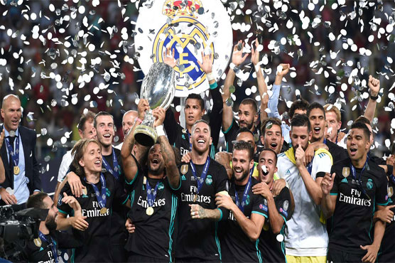 Football: Real Madrid beat Man Utd to win UEFA Super Cup