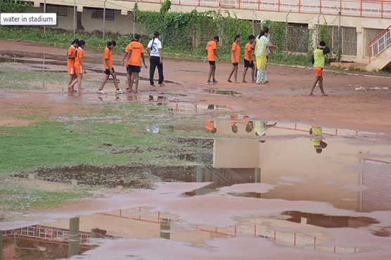 Indian wrestler dies of electrocution at flooded stadium