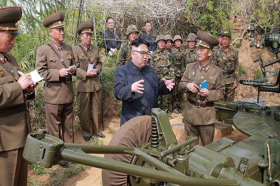 North Korea leader briefed on Guam missile plan: KCNA