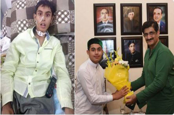 Tortured cadet college student returns to Pakistan after treatment in US