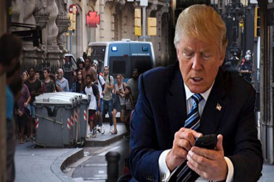 Trump again cites dubious Muslim execution story after Spain attack