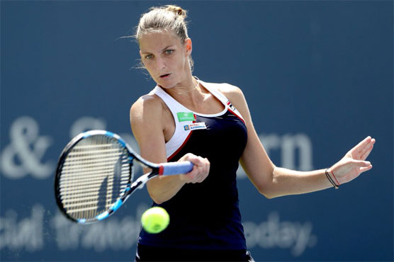 Tennis: Pliskova wins twice to reach semis, secure No. 1 spot