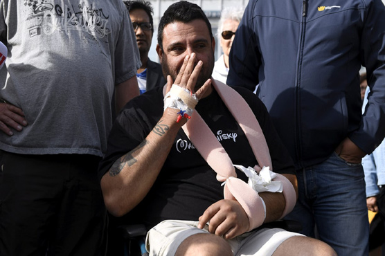 'Not a hero' says British man who helped victims of Finland attack