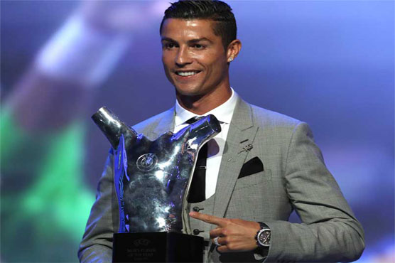 Football: Ronaldo named UEFA player of season for 2016-2017