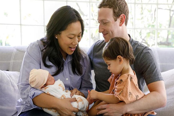 Mark Zuckerberg welcomes second daughter in Facebook post