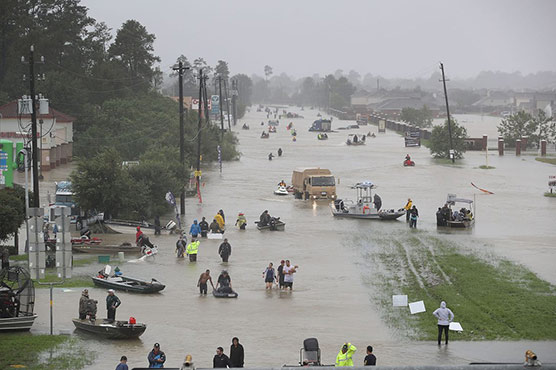 Texas storm Harvey breaks historic rainfall record