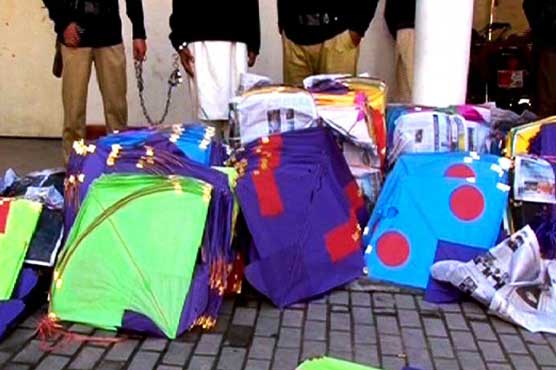 Kites, strings recovered as five suspects arrested in Lahore crackdown 