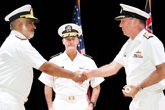 Pak Navy hands over reigns of Combined Task Force 150 to Australian Navy