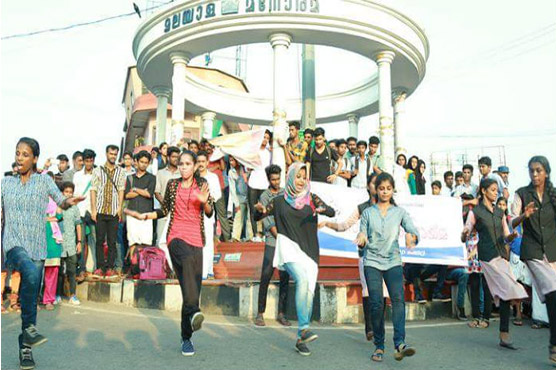 Hijab-clad girls dance on streets of India's Kerala to take on trolls