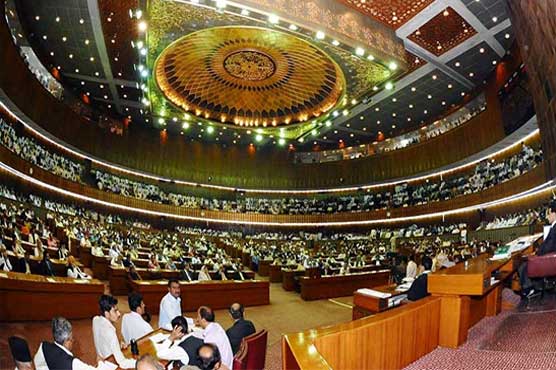 Image result for Opposition stages walk out from NA over non-presentation of FATA Reforms Bill