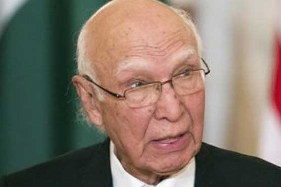 Pak-China ties have become model of state-to-state relations: Sartaj