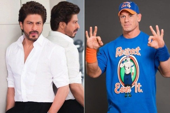 Shah Rukh Khan has a light Twitter exchange with John Cena